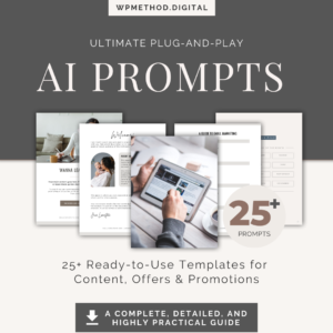 Ultimate Plug-and-Play AI Prompts for Digital Sellers